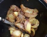 A picture of step 5 of Flower onions with stuff paratha.