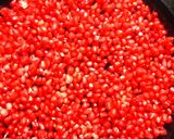 A picture of step 1 of Pomegranate salad.