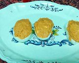Foto del paso 5 de la receta Huevos rellenos de bonito, salsa de tomate y mayonesa
