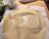 Une image de l'étape 6 de Tarte Fine Courgette, Chèvre et Basilic.