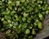 भिंडी की सब्जी (bhindi ki sabzi recipe in Hindi) रेसिपी चरण 2 फोटो