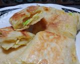 Foto langkah ke 4 dari resep Martabak Telur Teflon.