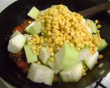 A picture of step 5 of Kaddu Ka Dalcha (Bottle Gourd cooked with Bengal Gram - Hyderabadi Style).