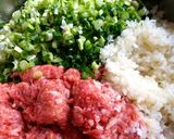 鮮蔥肉包(中式麵食)的食譜步驟1照片
