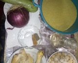 A picture of step 1 of Couscous with White Broth.