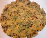 A picture of step 9 of Radish methi Paratha made with cornmeal.