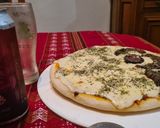 Foto del paso 11 de la receta: Pizza con todos los detalles, cantidades y esperas