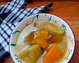 Foto langkah ke 4 dari resep Kolak Labu Kuning, Pisang & Kolang kaling.