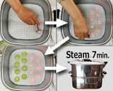 A picture of step 6 of Small bean jam pancakes (steamed buns).