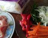 Foto del paso 1 de la receta: Fideos chinos (noodles) pavo y salsa teriyaki