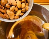 A picture of step 2 of Orange Candied Almonds.