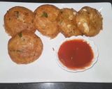 A picture of step 6 of Potato Malai cutlets 2 way.