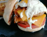 Foto del paso 17 de la receta: Hamburguesa de pollo y queso