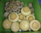 Gambar langkah 1 resipi Pau cendawan viral inti carbonara.