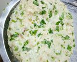 A picture of step 3 of Paneer stuff kachori.