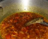 A picture of step 2 of Aalu gazar matar.