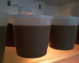 Foto langkah ke 4 dari resep Puding Coklat Vla Vanilla.