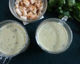 A picture of step 5 of Creamy Garlic Soup.