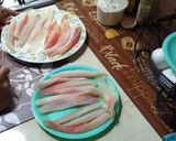 Foto del paso 1 de la receta: Fajitas de filete de pescado empanizado
