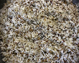 Foto del paso 5 de la receta: Revuelto de grelos con gambas y arroz con semillas