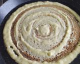 A picture of step 3 of Yellow split gram dosa (Mung dal dosa).