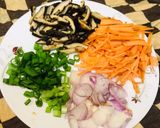 Hình bước làm 1 của món Cải bó xôi xào nấm🥬
