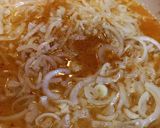 A picture of step 3 of Hake in Spanish Sauce.