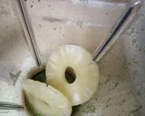 A picture of step 1 of Pineapple Mojito 🍍.