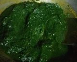 A picture of step 4 of Sarson Ka Saag.
