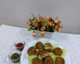 A picture of step 8 of Veg cheese balls.