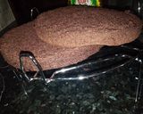 A picture of step 4 of Chocolate spong cake.
