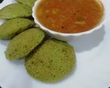 A picture of step 6 of Fresh Pea's Idli.