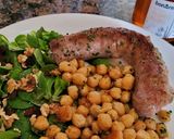 Foto del paso 5 de la receta Butifarra asada con garbanzos salteados