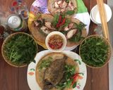 Hình bước làm 2 của món Bánh xèo cá dìa, bánh xèo mực