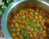 A picture of step 12 of Instant Moong daal Badi sabji/ split green moong daal Badi sabji 😋.
