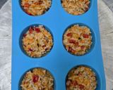 Foto del paso 4 de la receta: Muffins (¿croquetas?) de arroz, zanahoria, morrón y ajoperejil con harina de garbanzos 🍚 sin gluten