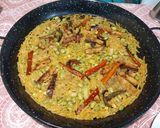 Foto del paso 13 de la receta: Fideuá de "pollo" con verduras