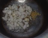 A picture of step 1 of Totapuri Raw mango salad.