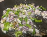 A picture of step 3 of Veg Manchurian.