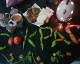 A picture of step 5 of Allu ke kabab.