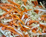Foto del paso 1 de la receta: Fajitas de salmón marinado con verduras