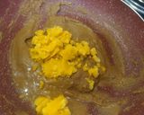 A picture of step 3 of Gujarat special sweet.