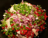 Foto del paso 8 de la receta: Pollo estofado con tubérculos en salsa de especias libanesas