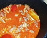 Sertéspörkölt nokedlival recept fázis 4 fotója