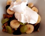 A picture of step 3 of My fruity Breakfast with pumpkin Seeds and Greek Yogurt. 😙.