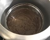 A picture of step 6 of Eggless Chocolate truffle cake.