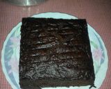 Foto langkah ke 8 dari resep Eggless Cake Pepaya n Coklat Ekonomis - No Oven.