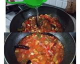 A picture of step 3 of Shahi Matar Paneer Masala.