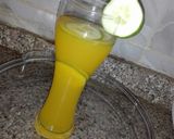 A picture of step 3 of Orange drink.