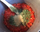 Une image de l'étape 6 de Sauces au piments antillais carottes oignons et épices.